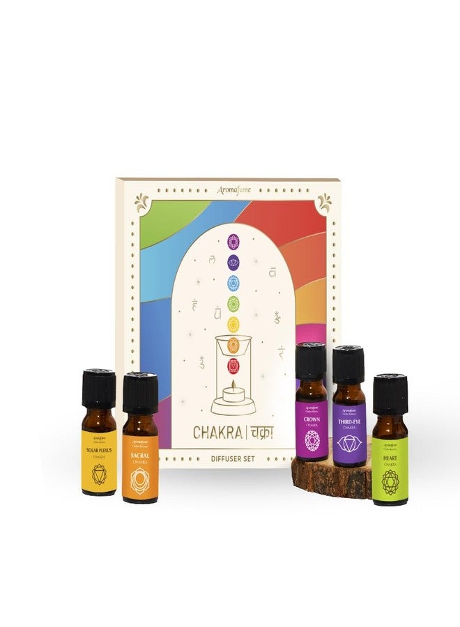 Aromafume 7 Chakra Essential Oil Diffuser Blend Gift Set by Aromafume | 7X 10ml/0.33 fl oz |Aromatherapy Oils for Meditation, Chakra Balance| Yoga & Reiki Gifts| Essential Oil Set for Plexus, Root Chakra - Image 1